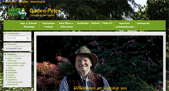 Desktop Screenshot of garten-peter.de